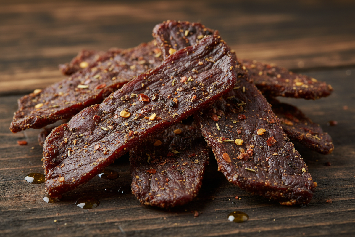 Beef Jerky Close-up